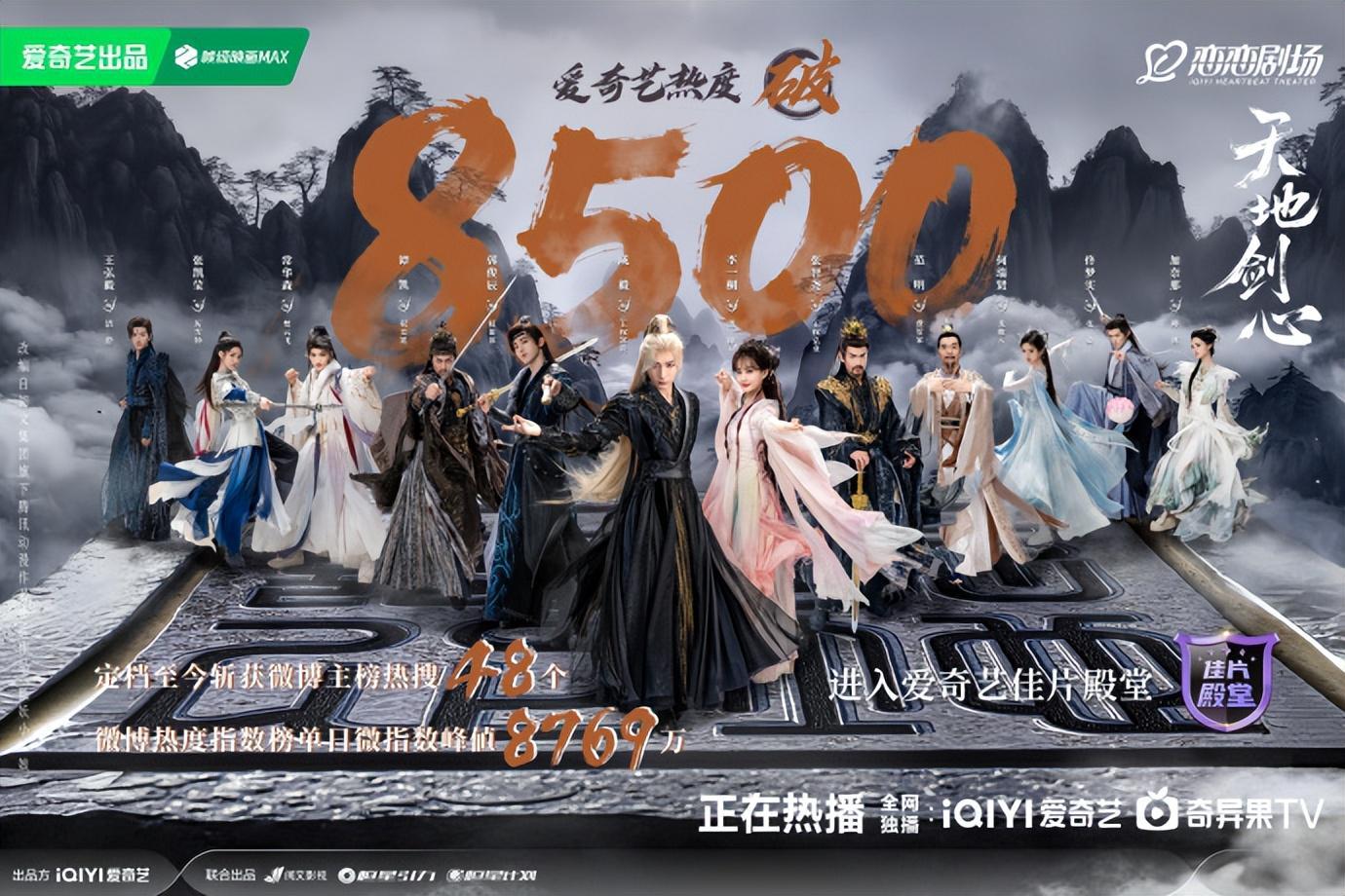 《天地剑心》演技评分：李一桐卢靖姗断层差距，成毅9.7分未第一封面图